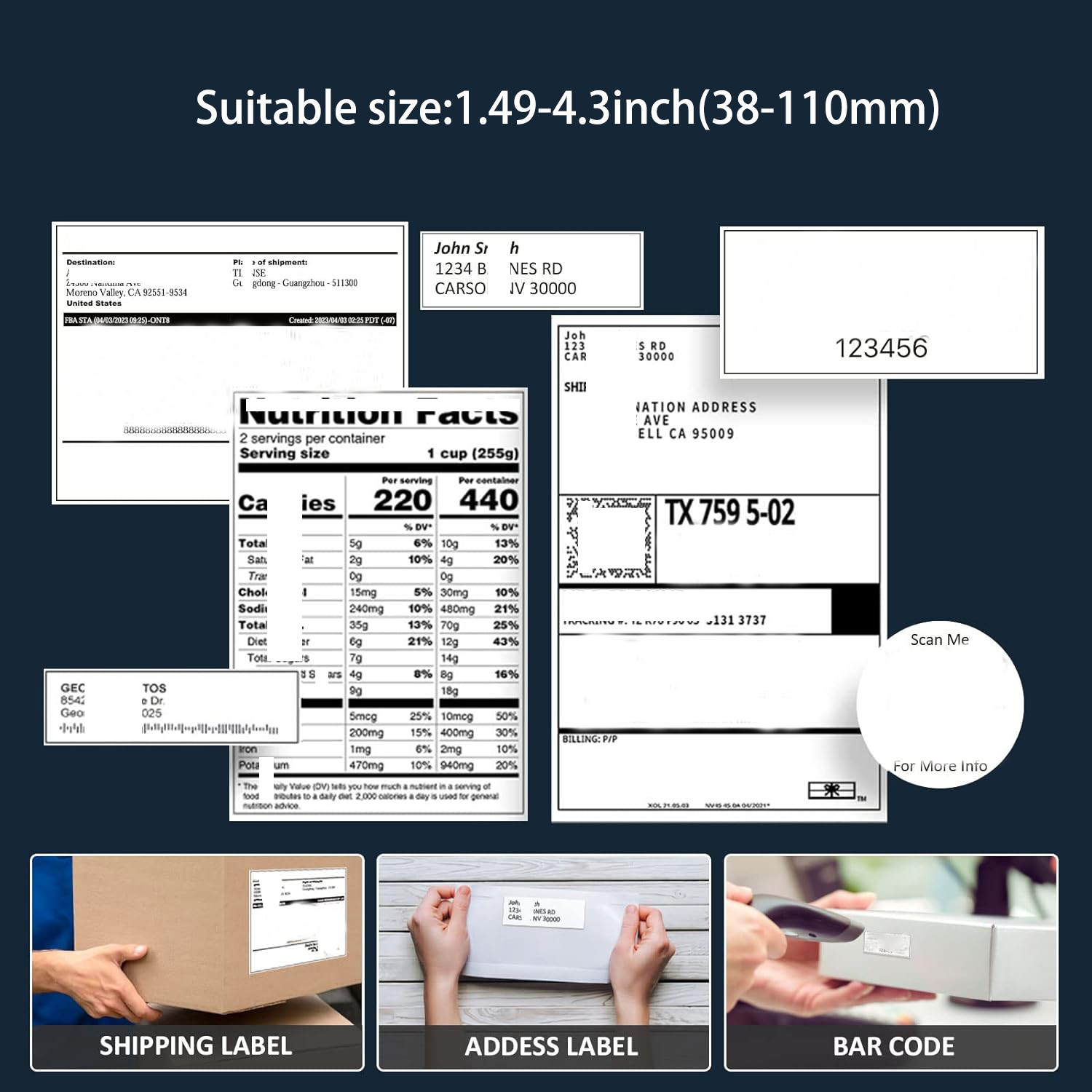 Marklife D200 4Inch Thermal La - Commercial Printing Labels recension och pris