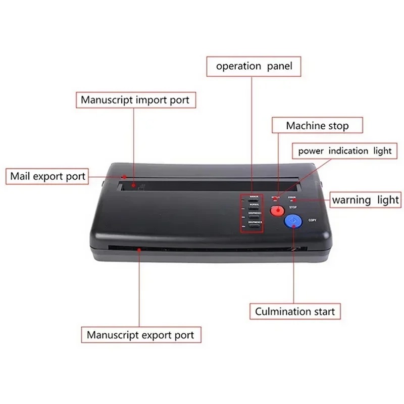 Tattoo Transfer Machine Stenci - Commercial Photo Printer recension och pris