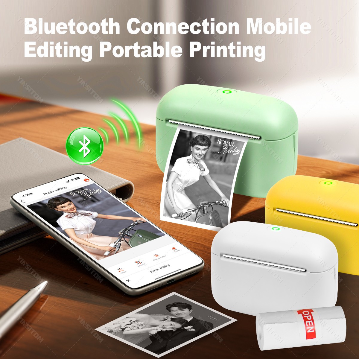 F2 HD 300dpi Mini Thermal Labe - Commercial Photo Printer recension och pris