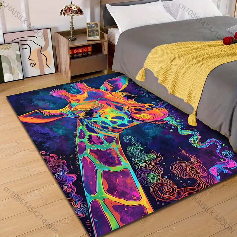 1PC Colorful artistic giraffe  - Commercial Printing Images recension och pris