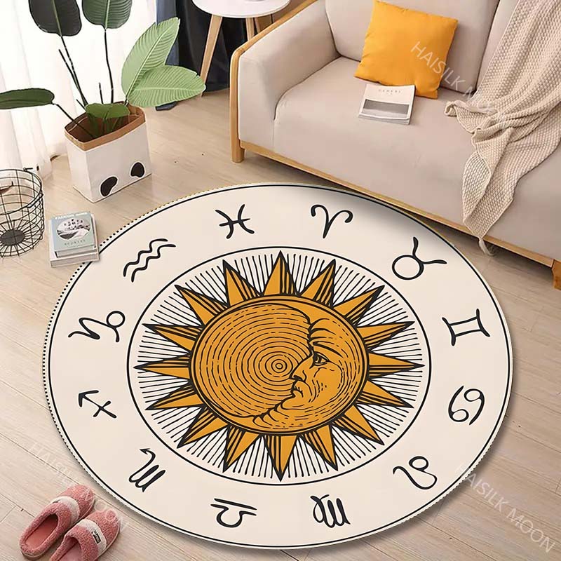 1PC Zodiac signs around sun im - Commercial Printing Images recension och pris