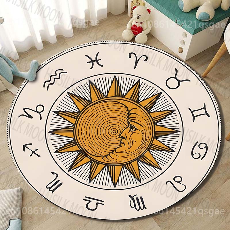 1PC Zodiac signs around sun im - Commercial Printing Images recension och pris