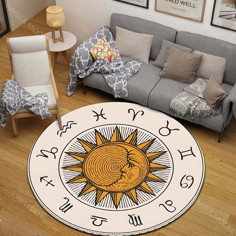 1PC Zodiac signs around sun im - Commercial Printing Images recension och pris