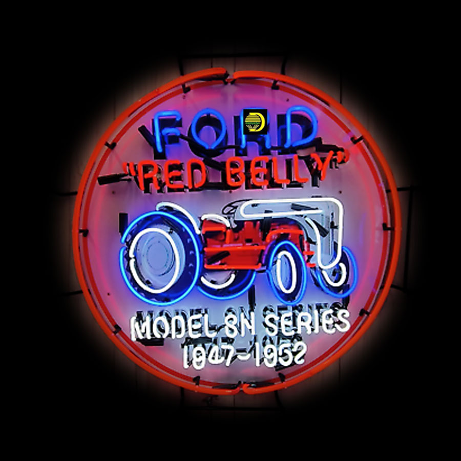 For Red Belly Neon Sign Tracto - Commercial Glass Printing recension och pris